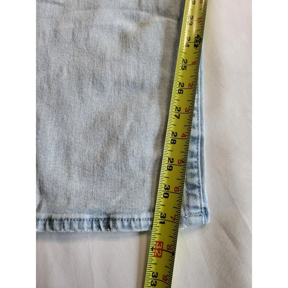 True Religion Ricky Relaxed Straight Jeans Mens Size 46 Light Wash Flap Pocket